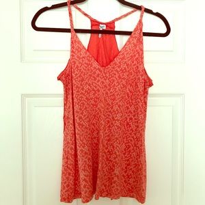 Splendid Floral Tank Top in Orange